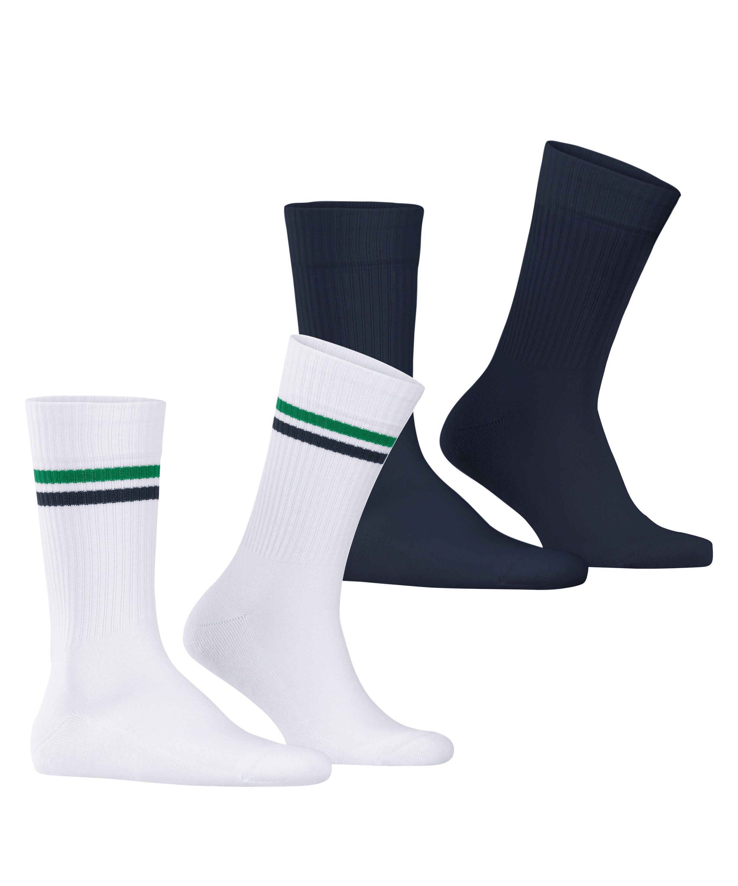 (2-Paar) Esprit (2060) Tennis Socken woolwhite 2-Pack Stripe