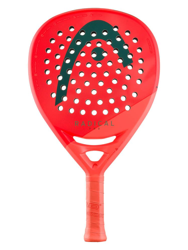 Head Padelschläger Radical Pro 370g/Tropfen 2026 rot/orange
