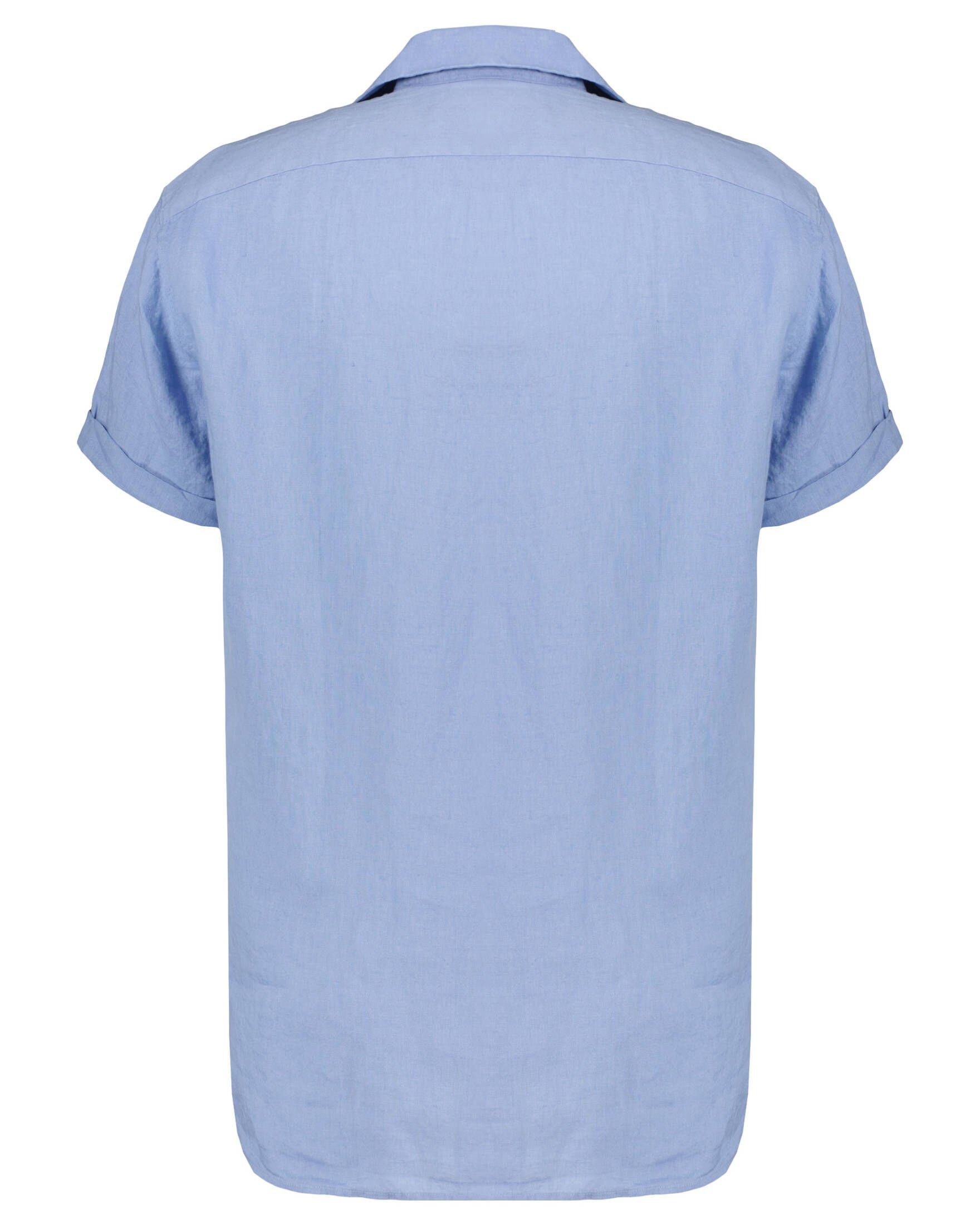 Leinenhemd Drykorn (1-tlg) Kurzarm Langarmhemd (50) bleu Classic BIJAN Herren Fit