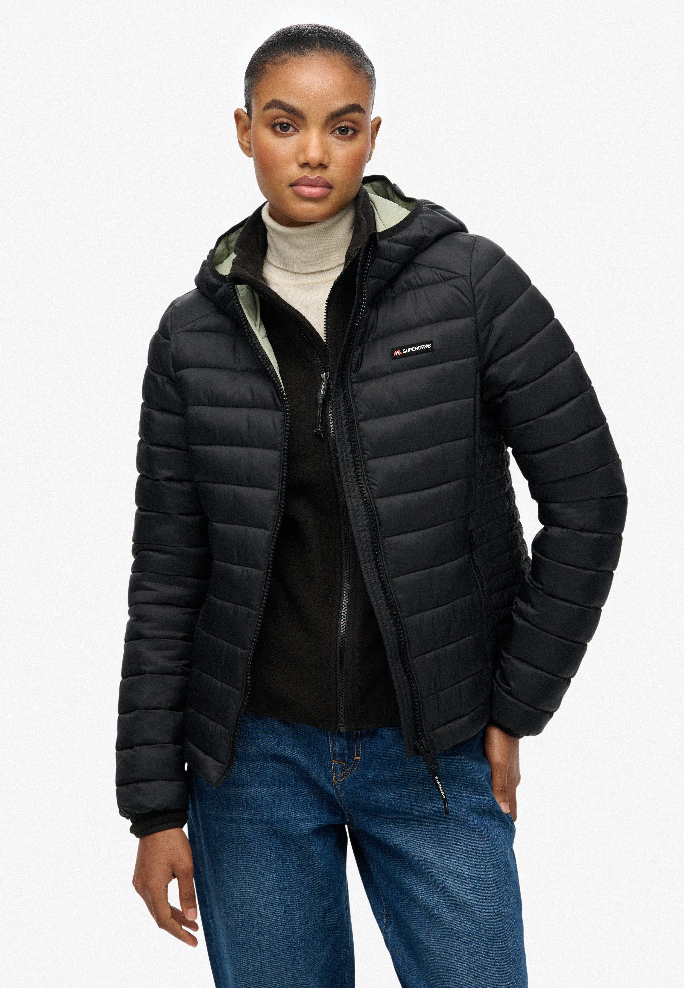 Superdry Steppjacke HOODED FUJI LITE PADDED günstig online kaufen