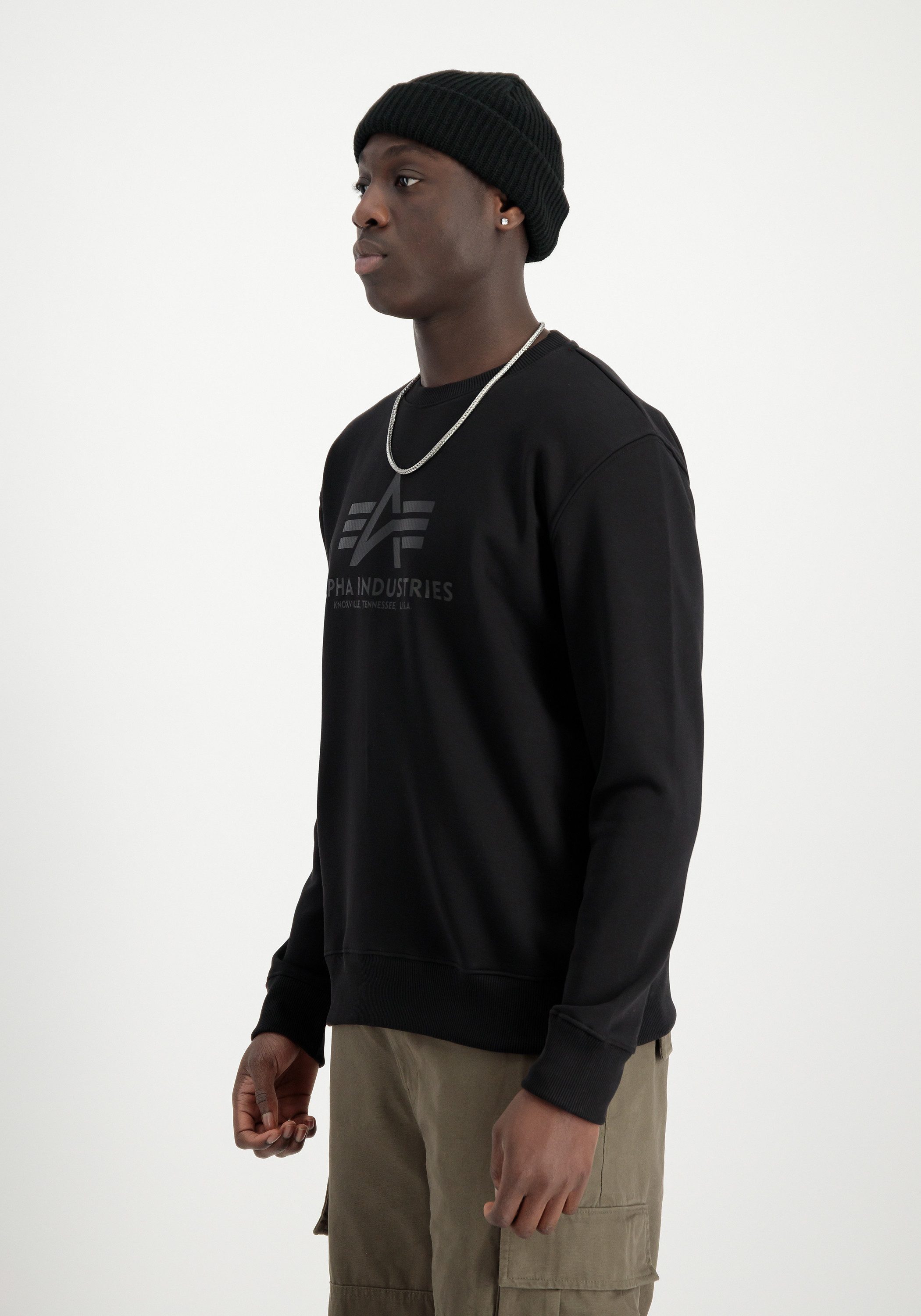 Alpha Industries Sweater Basic Sweatshirt Carbon
