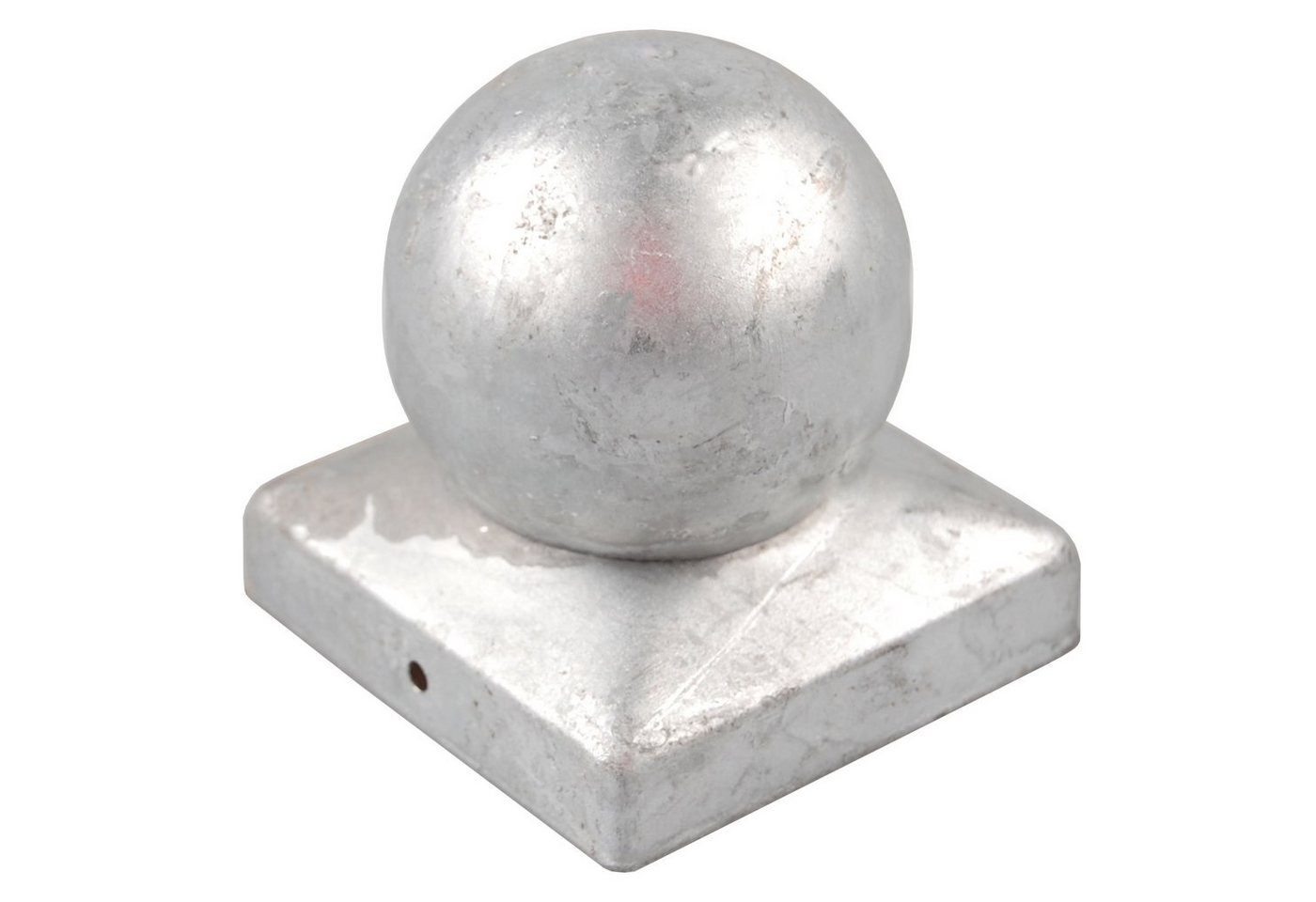 Thumbnail - Holmwerk Pfostenkappe 5x Pfostenkappe verzinkt 121 mm Kugel Abdeckkappe für Pfosten 12 x 12 (5 St)