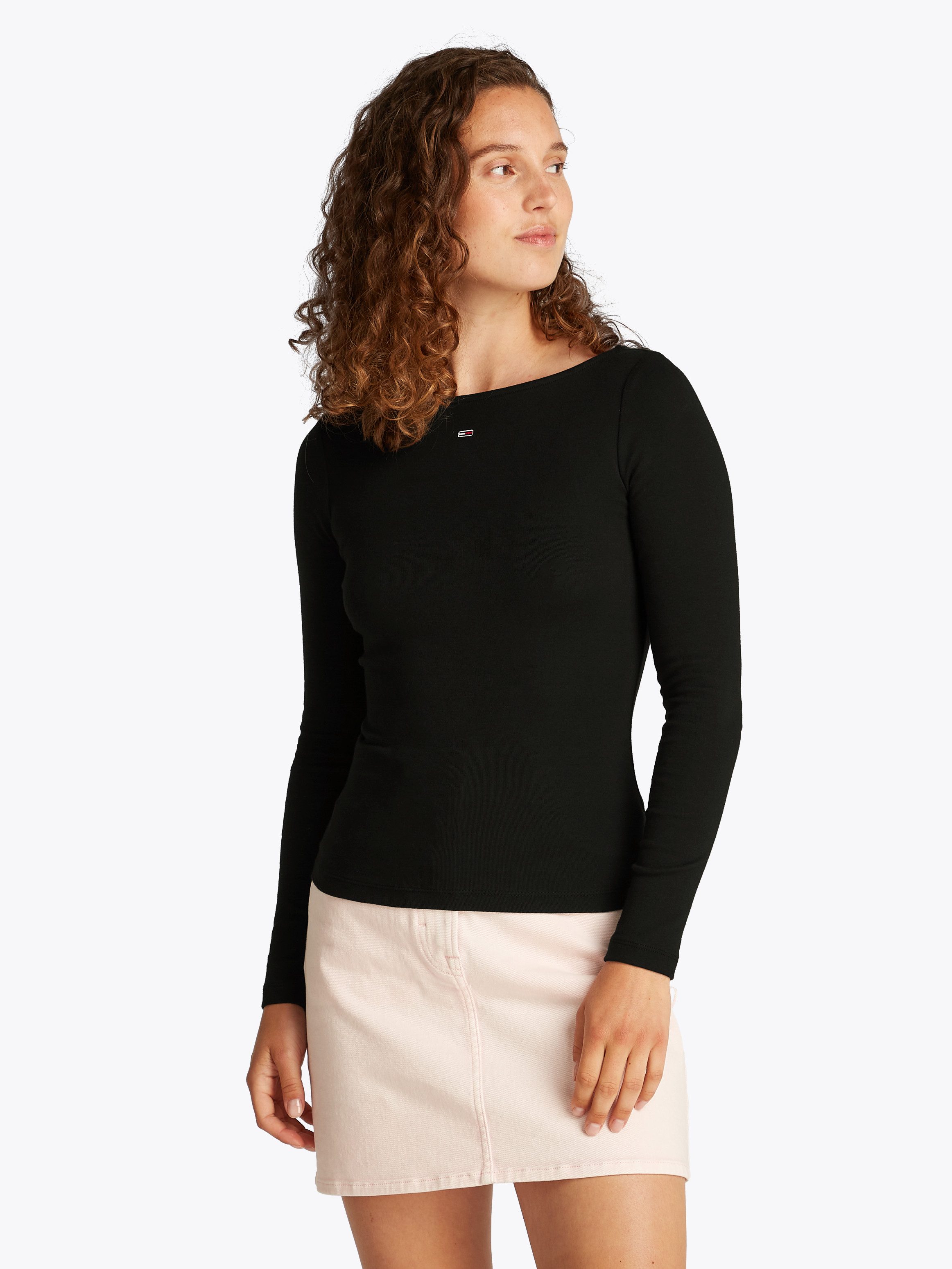 Tommy Jeans Langarmshirt TJW BOAT NECK günstig online kaufen