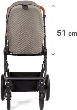 Gesslein Kombi-Kinderwagen FX4 Soft+ mit Aufsatz Style, moos/tabak, mit Babywanne C3 und Babyschalenadapter