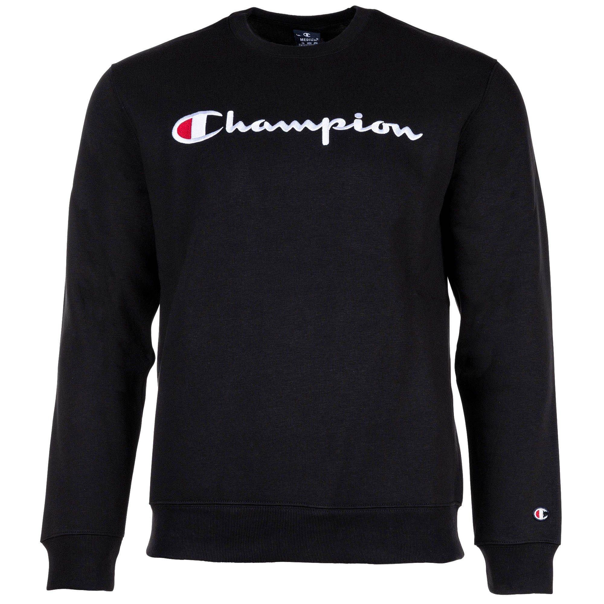 Champion Sweatshirt Herren Sweatshirt Baumwolle Crewnneck günstig online kaufen