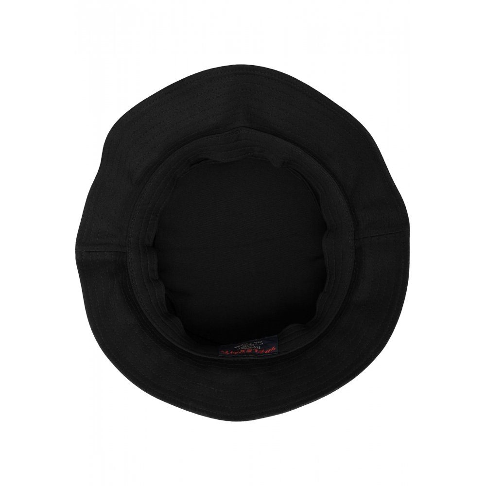 schwarz - Cotton Flexfit Bucket Hat Twill Fischerhut (Packung)