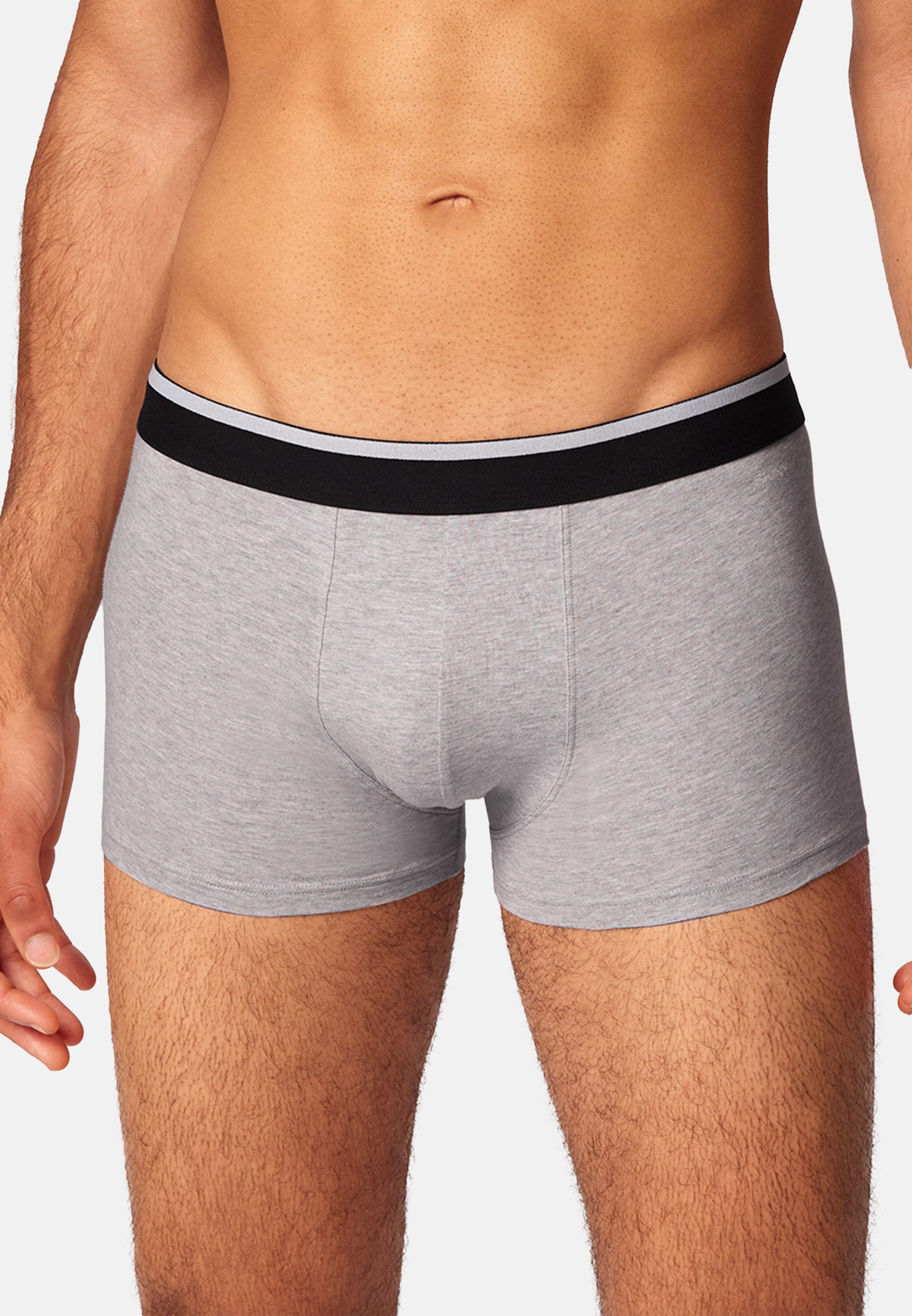 Skiny Retro Boxer 4er Pack Basic (Spar-Set, 4-St) Retro Short / Pant - Baumwolle - ohne Eingriff - Atmungsaktiv