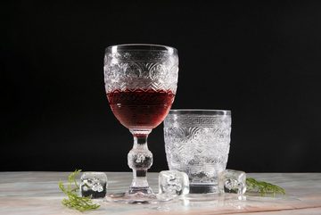 Villa d'Este Weinglas Mexiko transparent, Glas, Gläser-Set, 6-teilig, Inhalt 235 ml