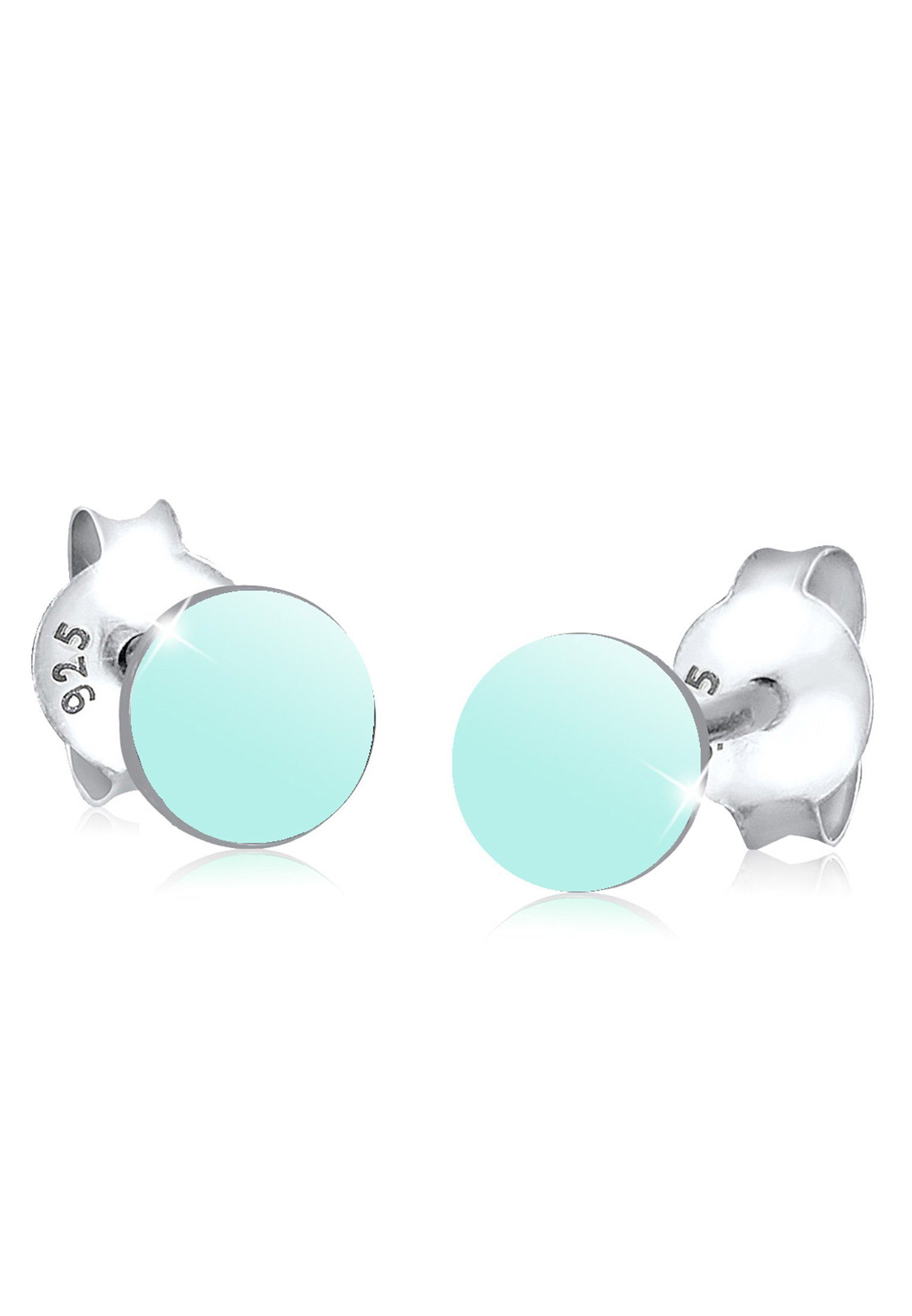 Elli Paar Ohrstecker Rund Basic Geo 925 Silber Neuheit, Geo günstig online kaufen