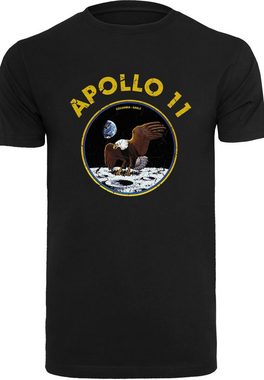 F4NT4STIC T-Shirt NASA Classic Mondlandung Black Herren,Premium Merch,Regular-Fit,Basic,Bedruckt