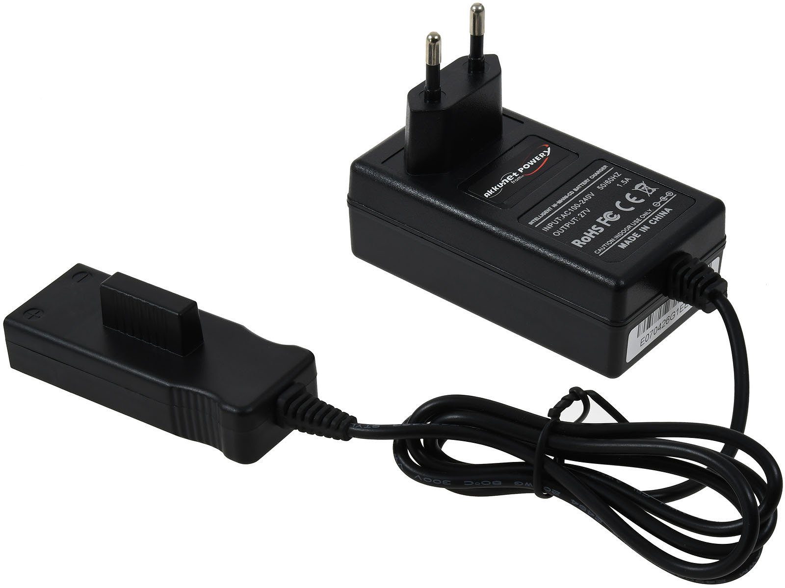 Powery Ladegerät für Gardena Akkutyp 8834-20 Netzteil