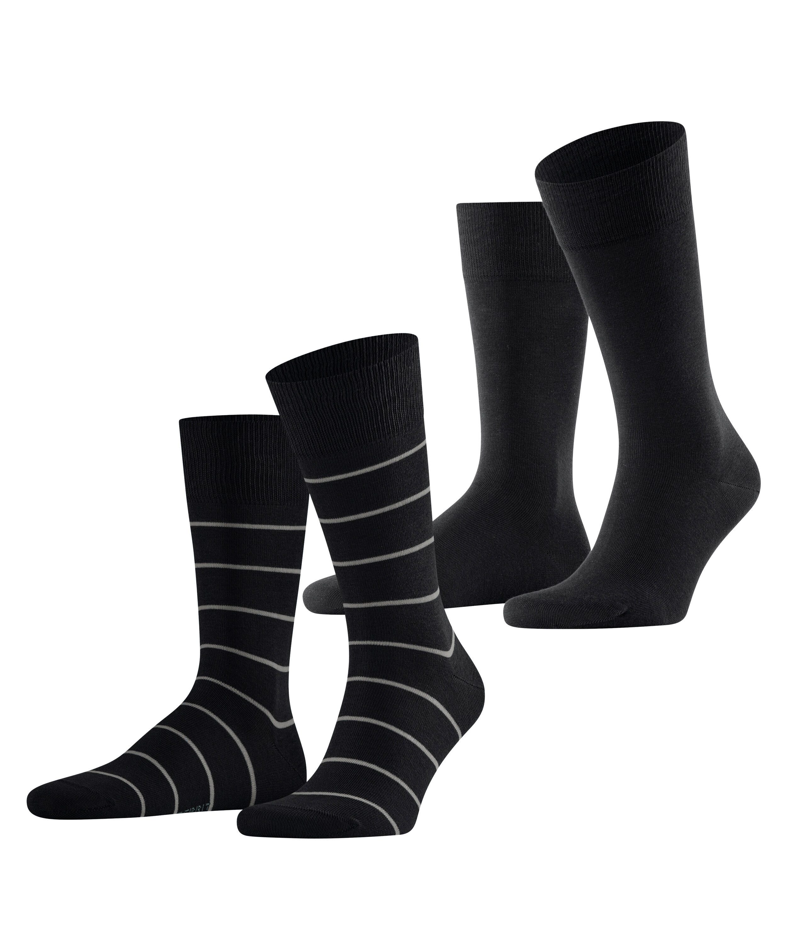 Esprit Socken Modern Stripe 2-Pack (2-Paar)