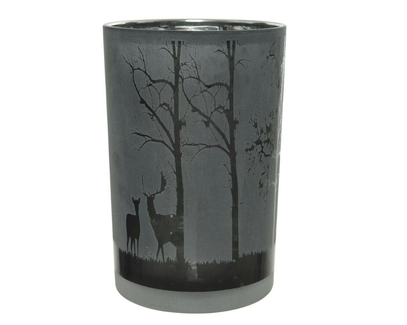Kaemingk Teelichthalter Kerzenhalter Teelichthalter Kerzenständer Hirsch schwarz Ø 10x12 cm