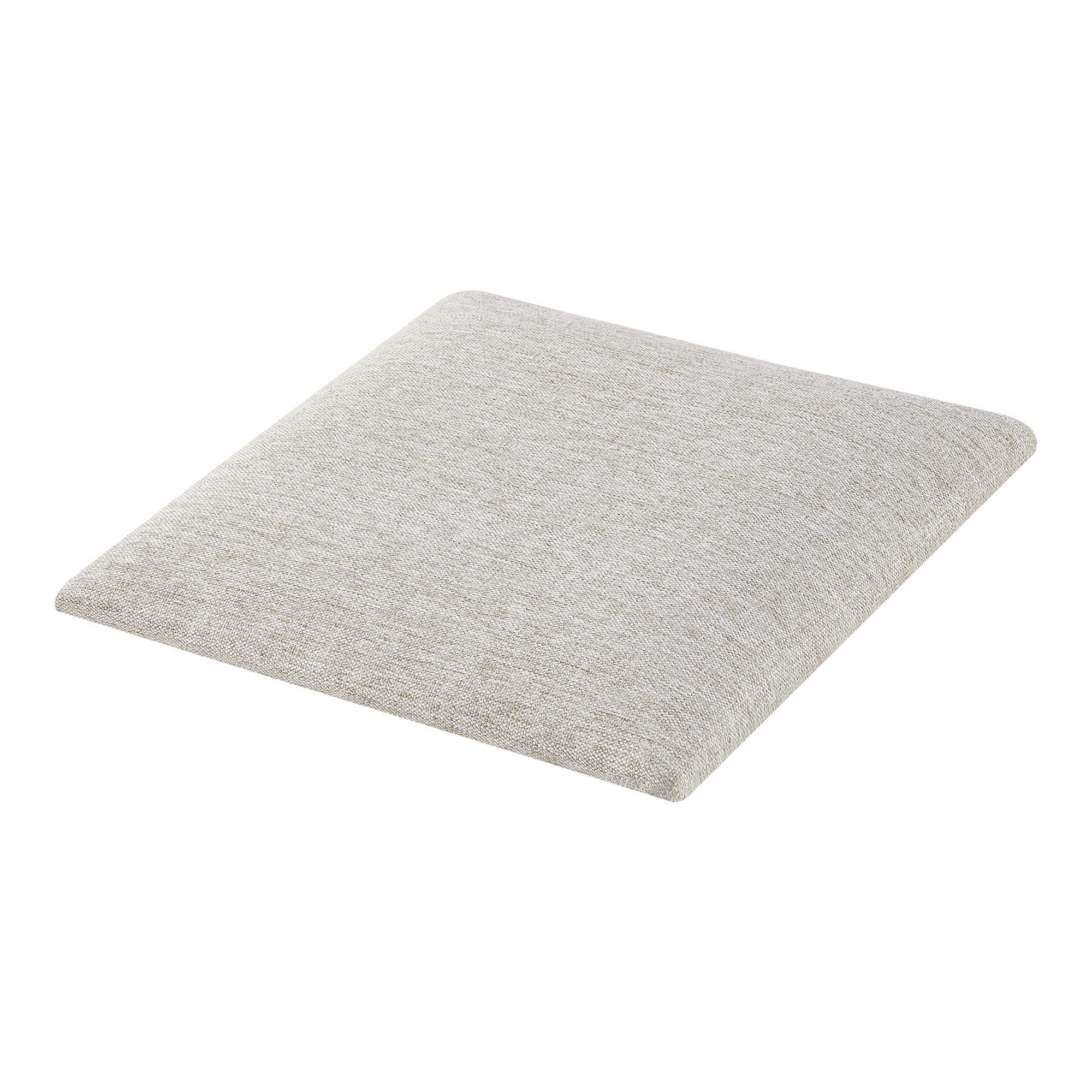 neu.haus Wandpolster, (Set, 4 Stück), »Carpino« Wandkissen Textil 30 x 30 cm Grau