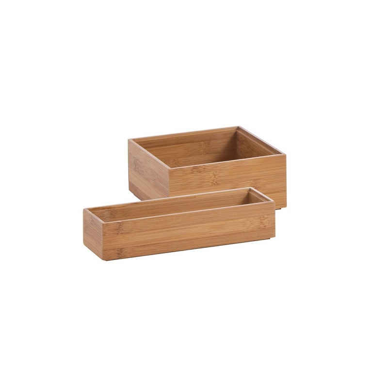 HTI-Living Aufbewahrungsbox Ordnungsboxen Holz klein 2er-Set (Set, 2 St., 2x Ordnungsboxen), Aufbewahrungsboxen