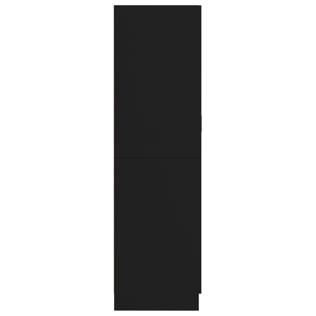 Weiß Schwarz cm Kleiderschrank Kleiderschrank Holzwerkstoff 82,5x51,5x180 vidaXL