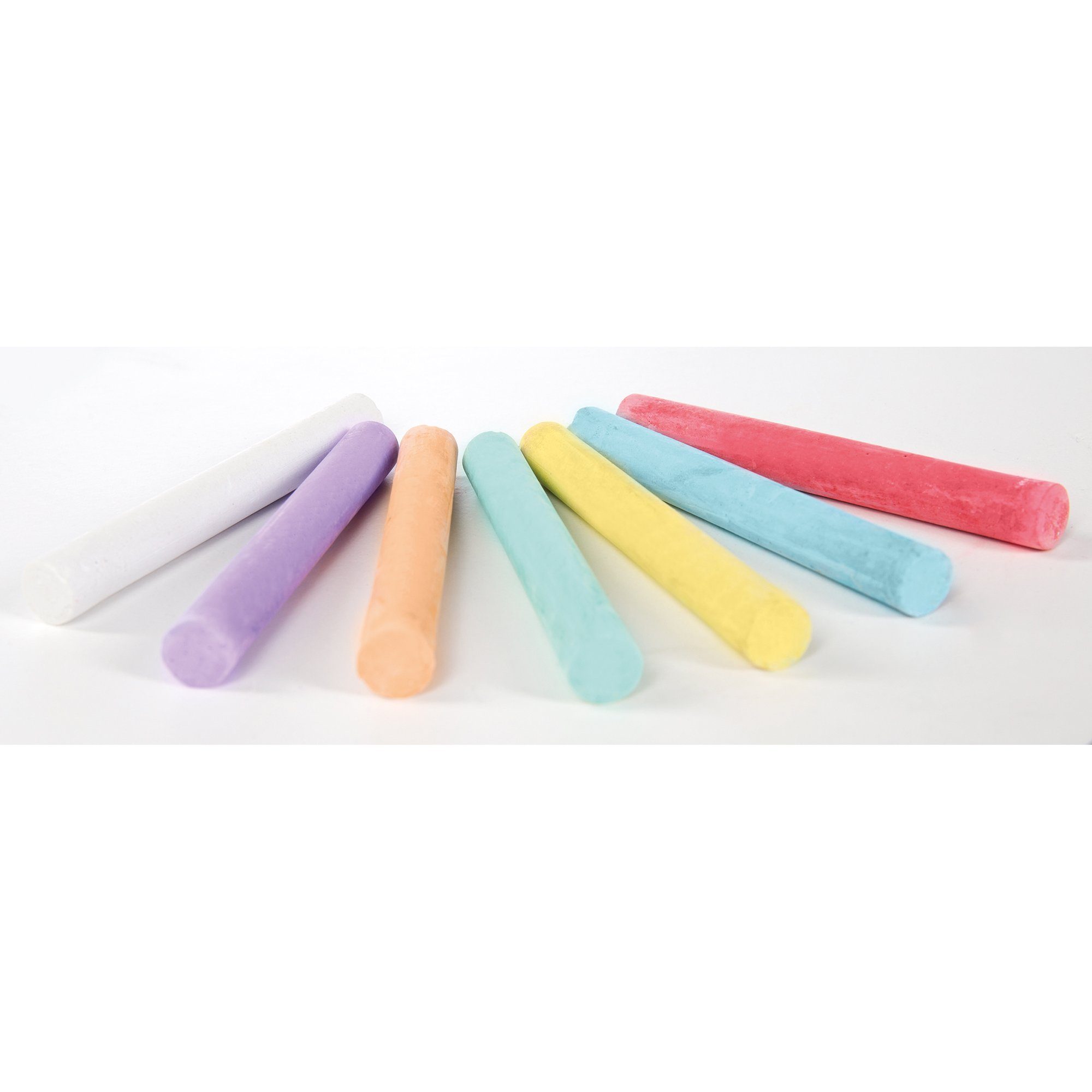 roba® Malkreide 12x weiß, 12x bunt, (24-tlg), für Tafel & Asphalt