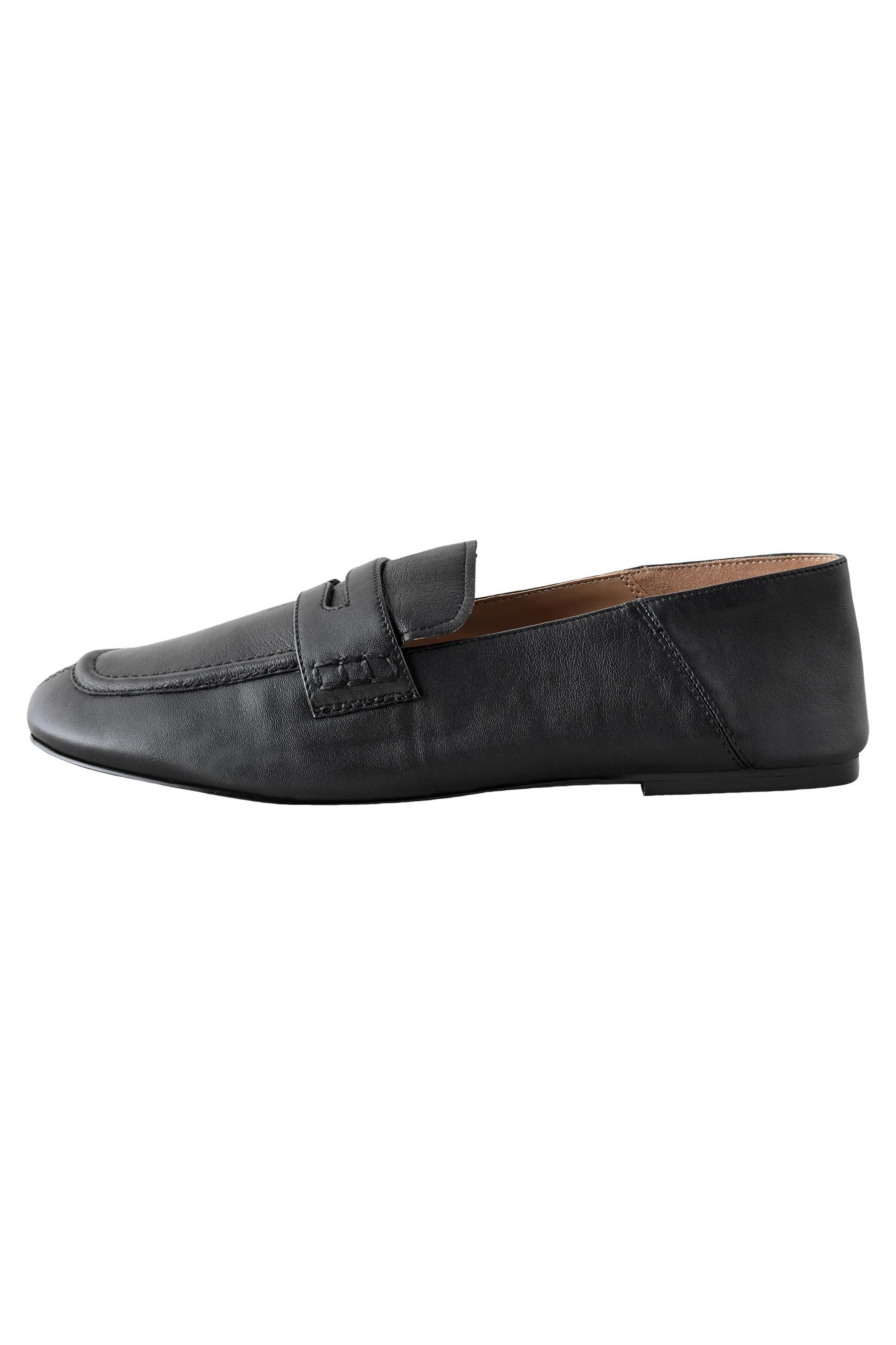 Next Forever Comfort® Leder-Loafer mit platter günstig online kaufen