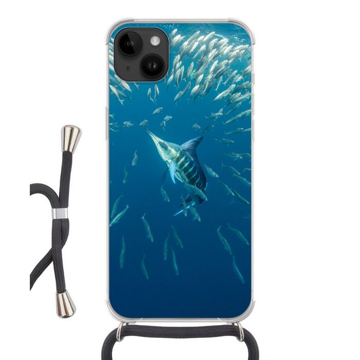 MuchoWow Handyhülle Fisch - Schwertfisch - Wasser Handyhülle Telefonhülle Apple iPhone 14 Plus