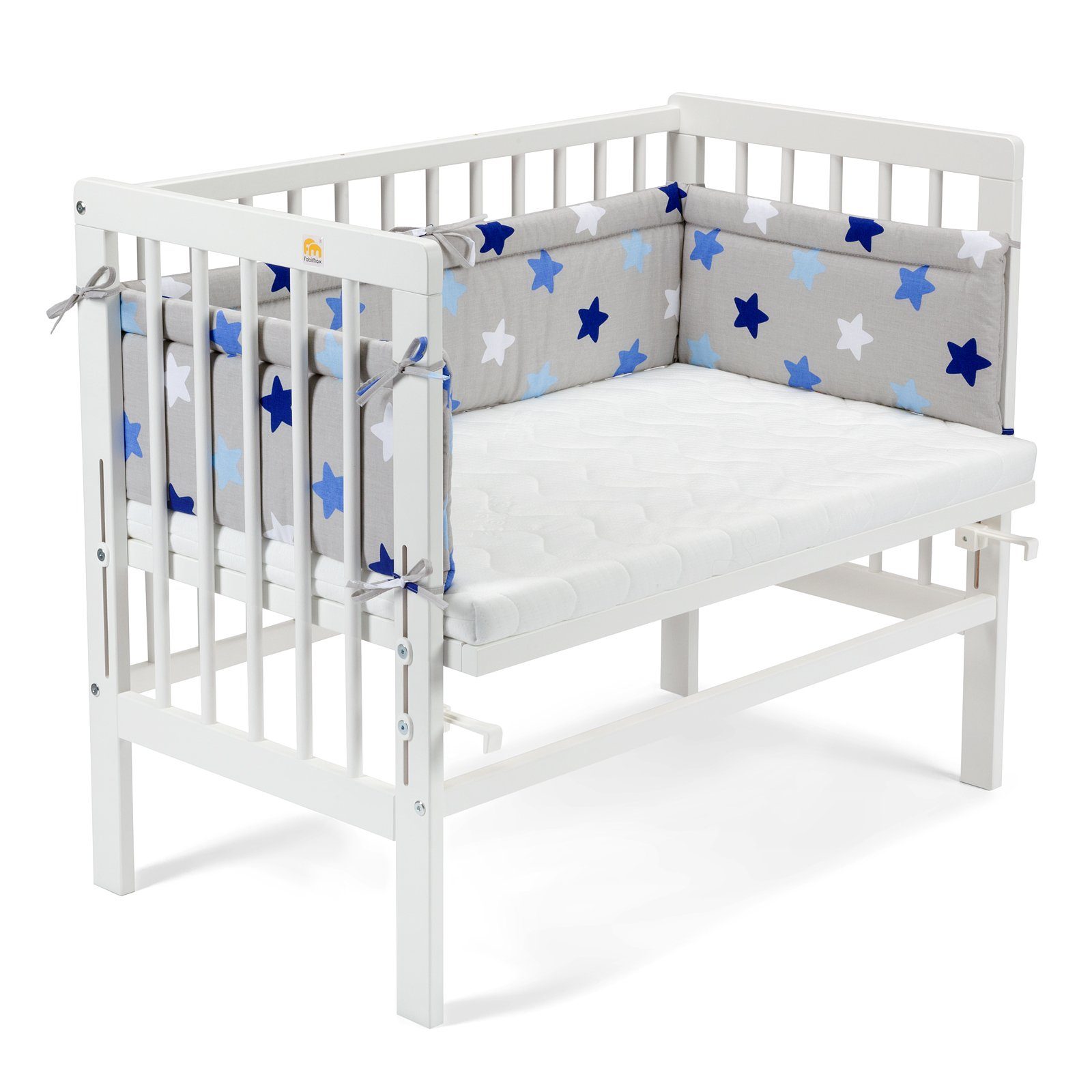 FabiMax Beistellbett Basic weiß