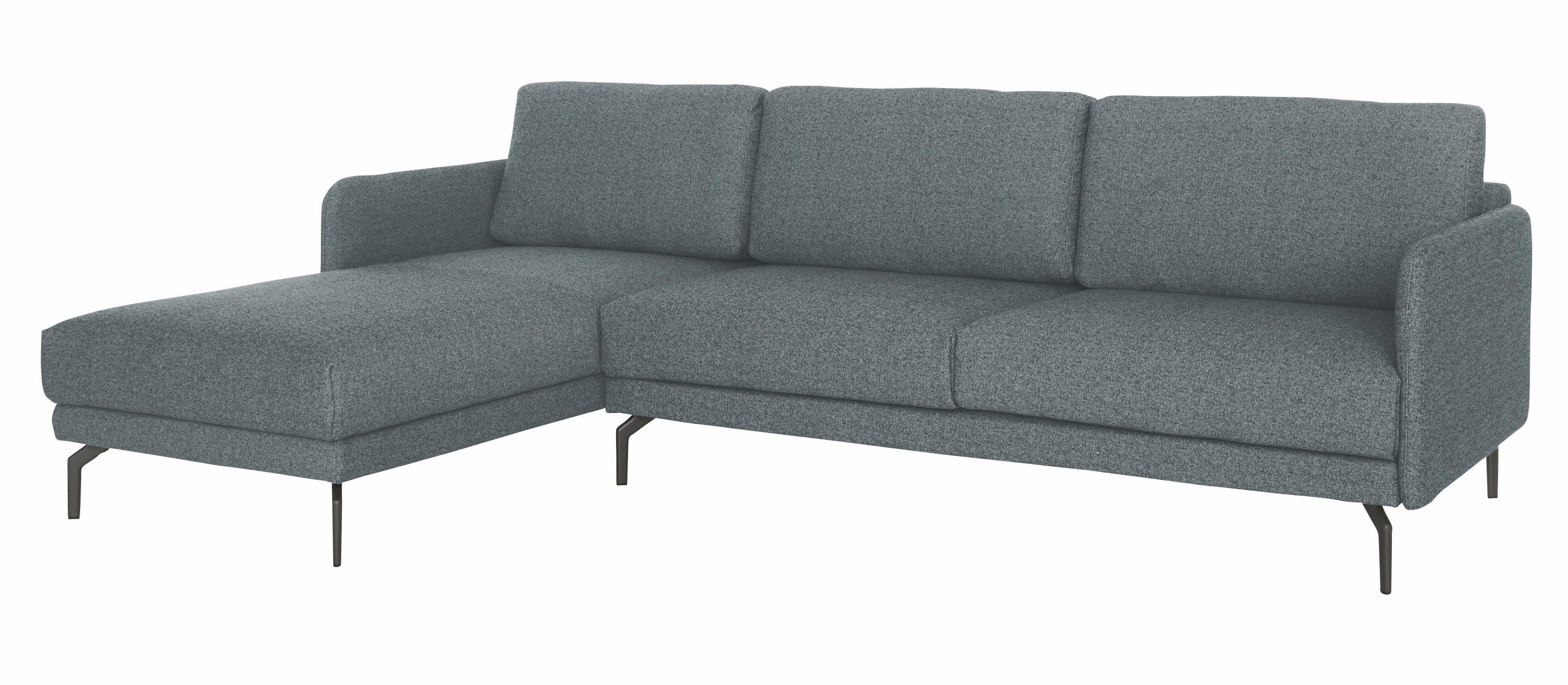 sofa umbragrau schmal, cm, 234 hs.450, sehr in Alugussfüße Breite Ecksofa hülsta Armlehne