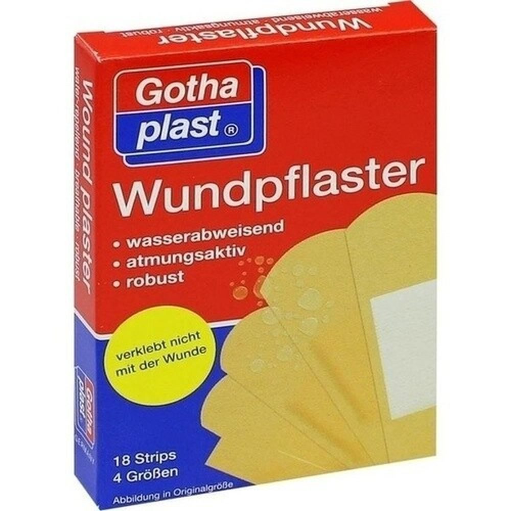 Gothaplast GmbH Wundpflaster GOTHAPLAST Wundpfl.wasserfest 4 Größen 18St
