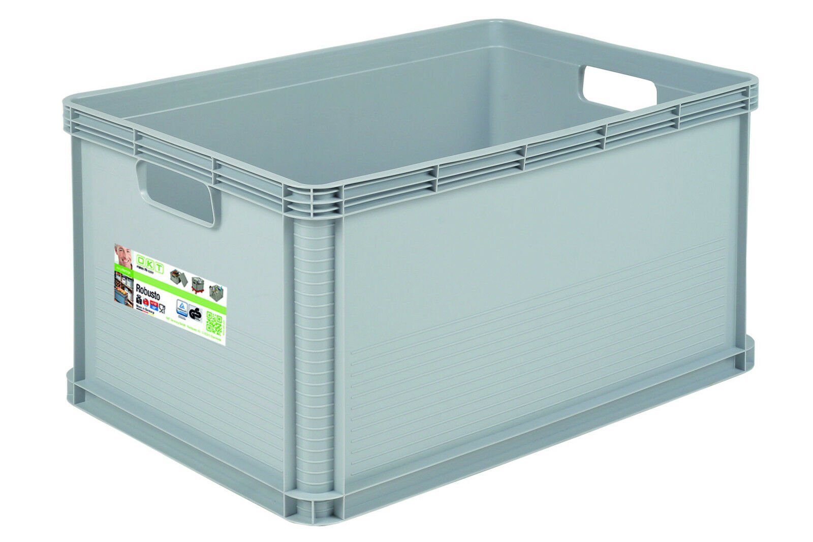 keeeper Wickelauflage 3 x Robusto-Box 64 L grau Aufbewahrungsbox Box Kiste, stapelbar