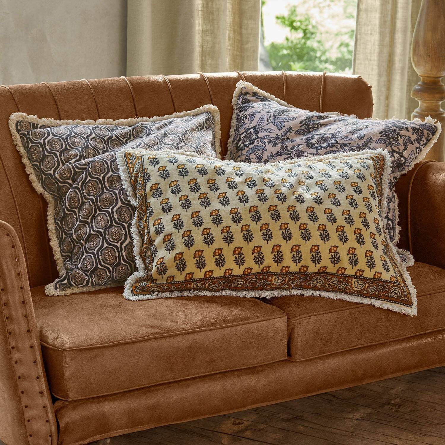 Mirabeau Kissenhülle Kissenhülle 3er Set Zandora bunt