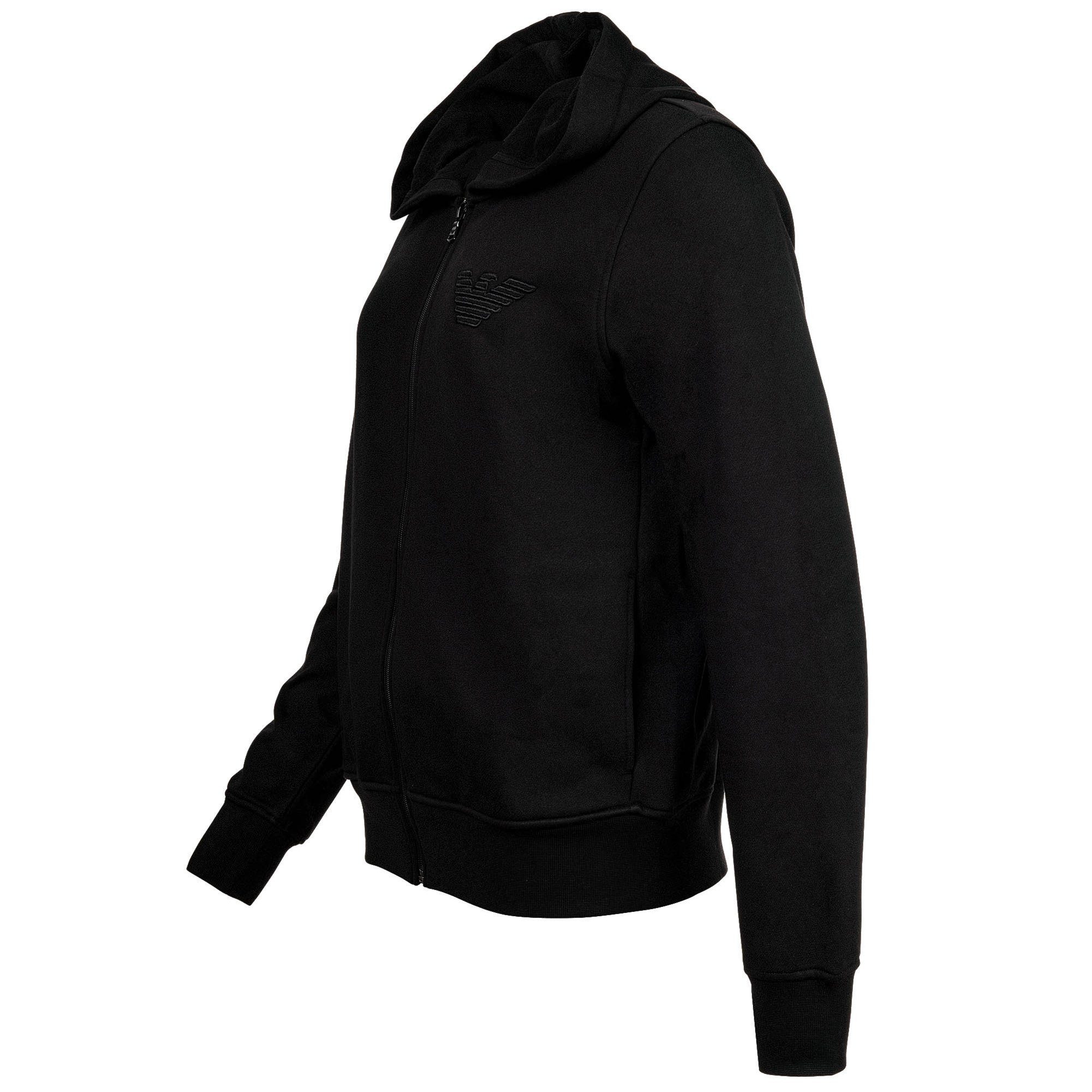 Emporio Armani Sweater Damen Sweatjacke Baumwolle Iconic Terry