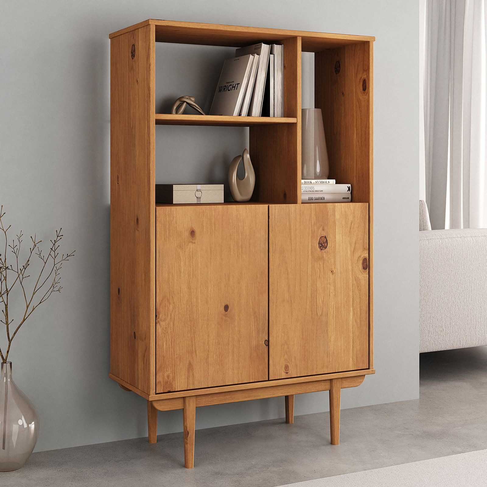 IDIMEX Highboard SIMONA, Wohnzimmerschrank offene Fächer günstig online kaufen