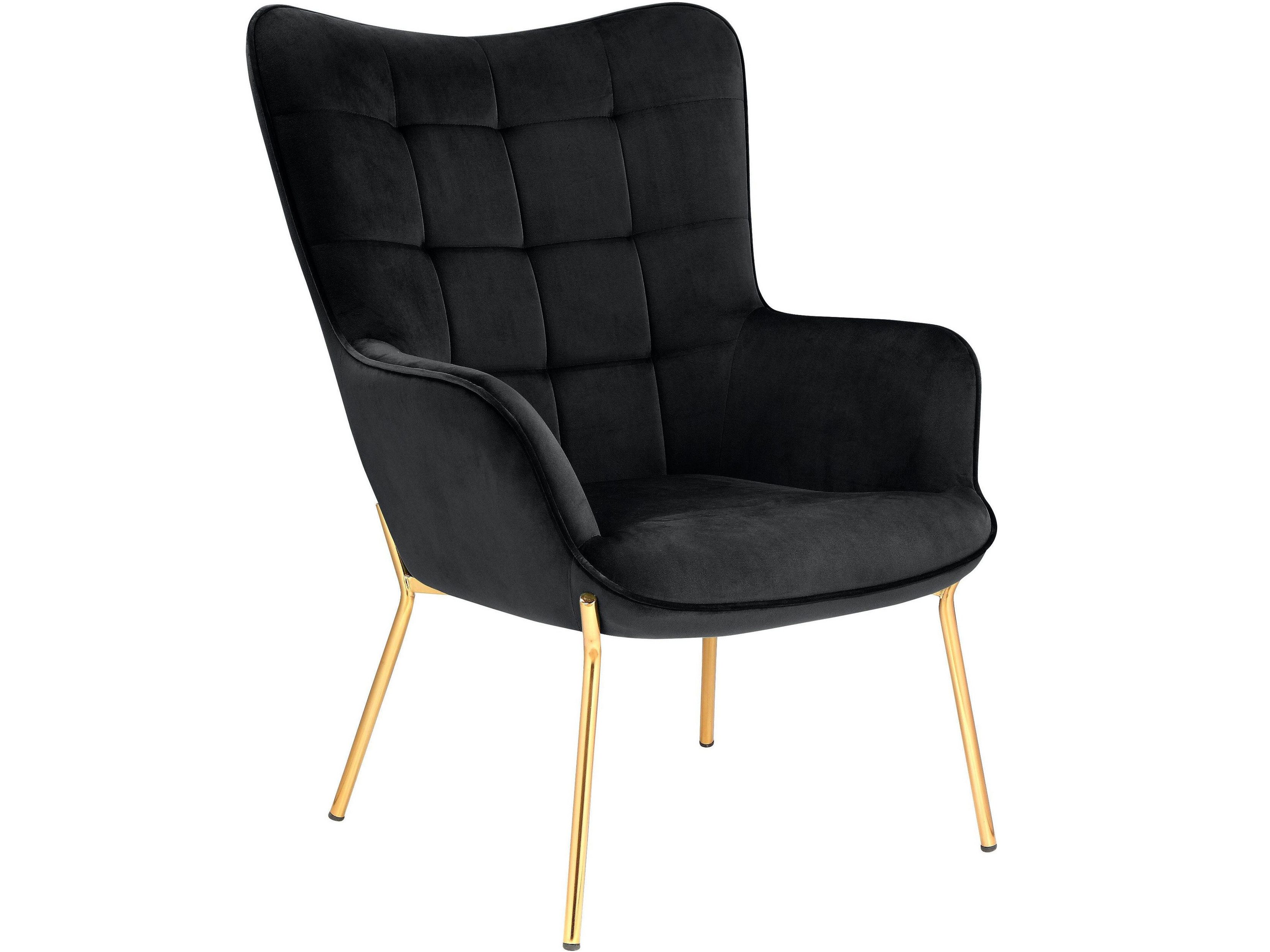 loft24 Loungesessel Bruce (1-St), Polstersessel, Sessel, Armlehnsessel, Metallgestell, Sitzhöhe 44 cm