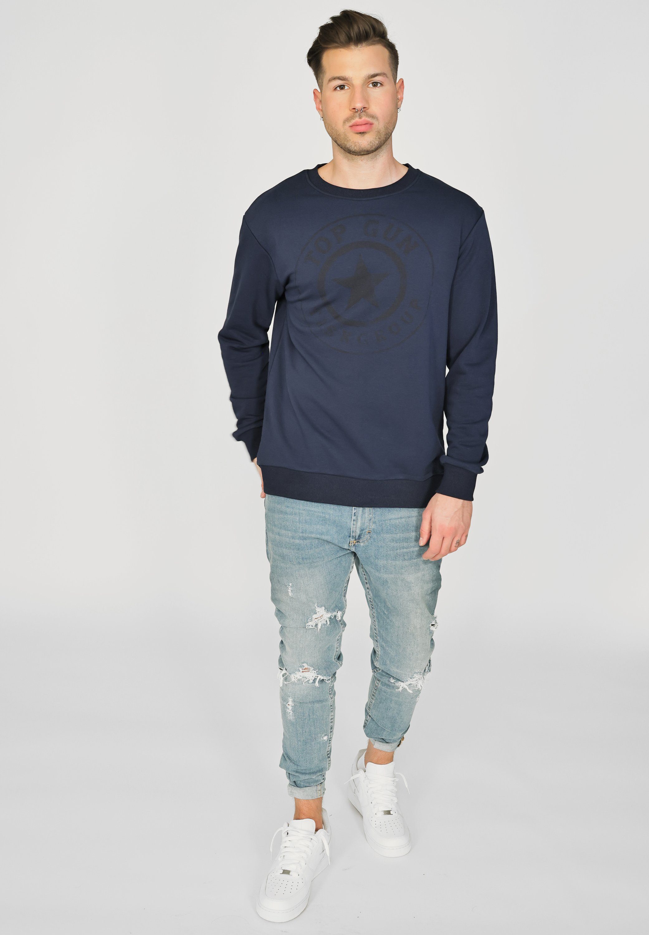 TOP navy Sweater TG20212106 GUN