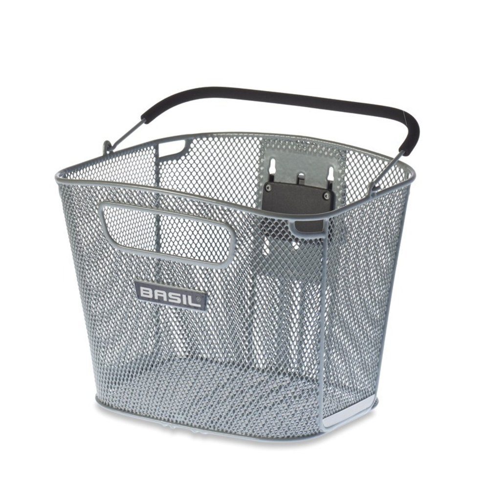 Basil Fahrradkorb Vorderradkorb Bold KF 28x34x27cm, engm., inkl. Halter