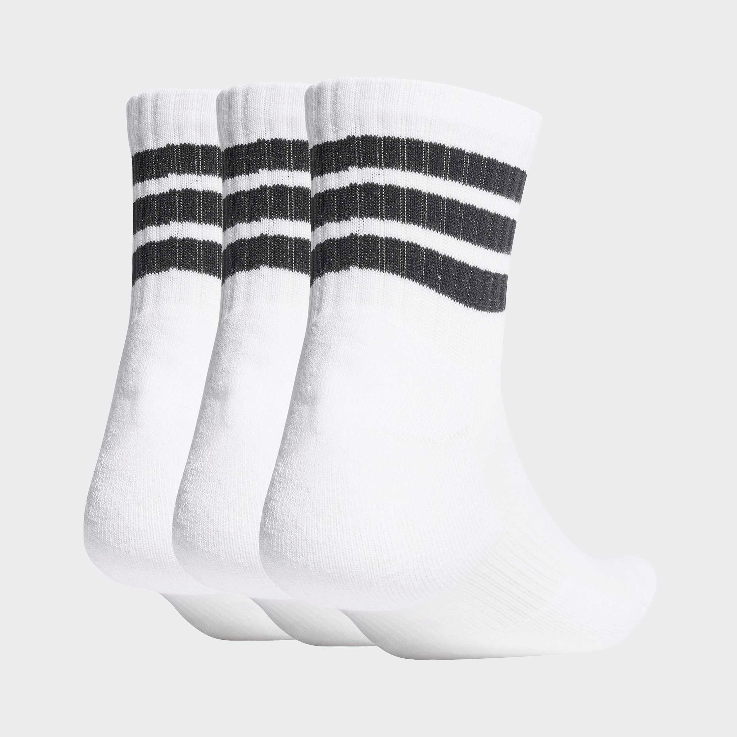 adidas Performance Funktionssocken 3-STREIFEN SPORTSWEAR DÄMPFENDE HALBHOHE, 3 PAAR (3-Paar)