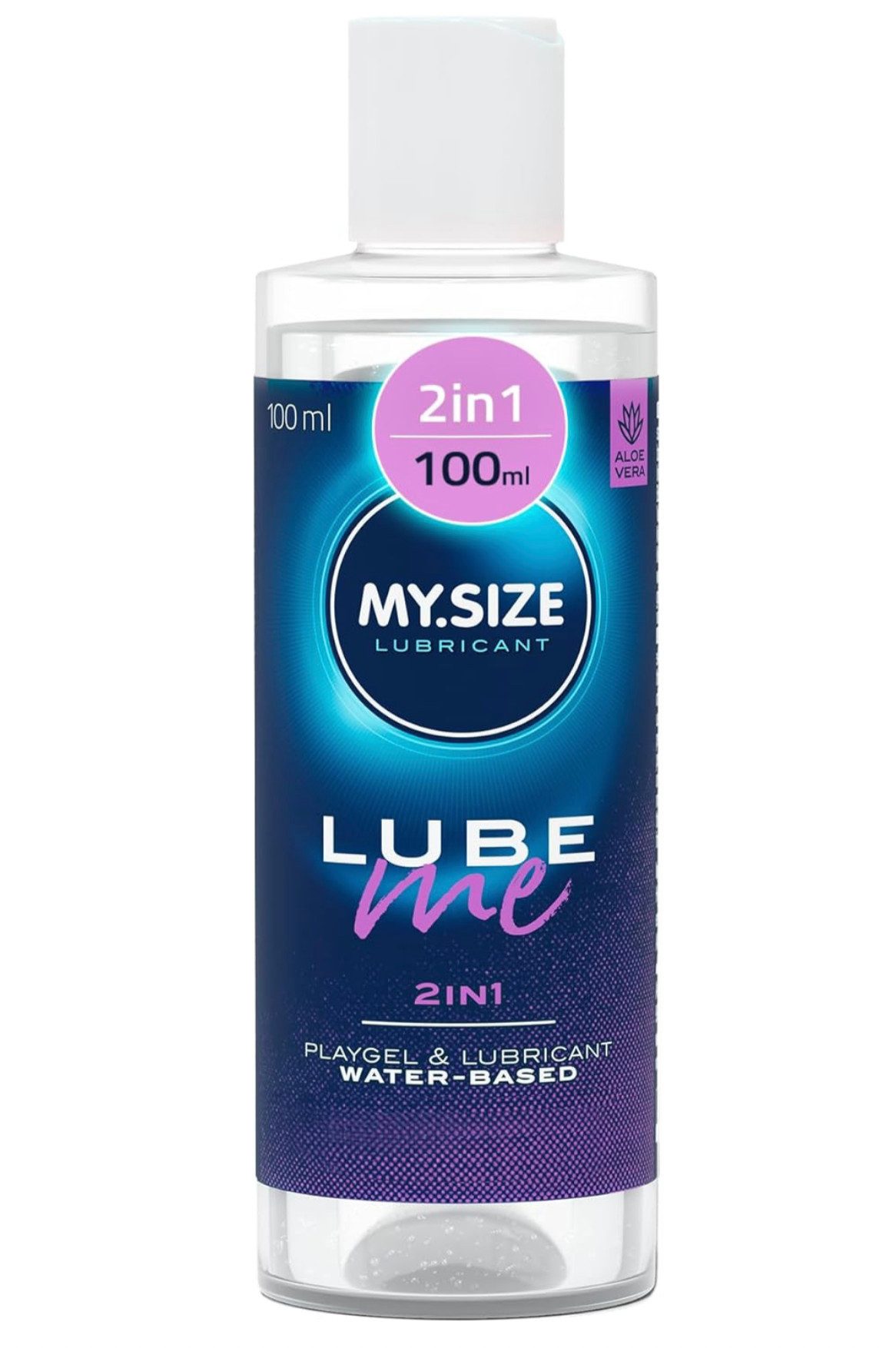 MY.SIZE Gleit- & Massageöl Lube Me 2-in-1, Liebesöl und Gleitmittel, angenehme Textur, pflegend, mit Aloe Vera