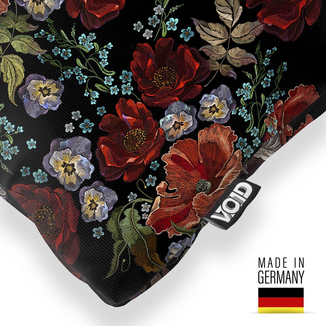 VOID Kissenbezug, (1 Stück), Mohnblumen Blumenmuster Blumen Mohn Blumen blumenbouquet sommer garte