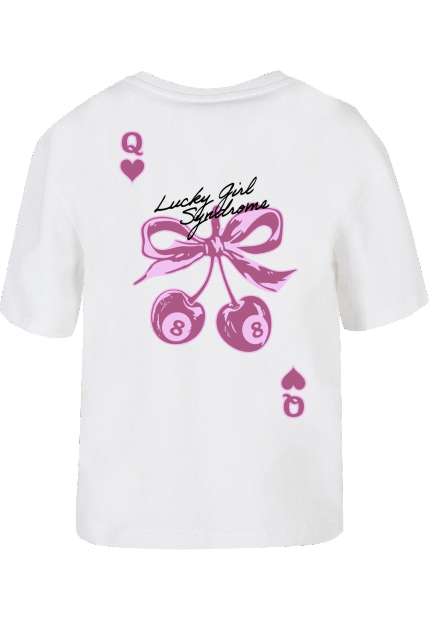 Miss Tee T-Shirt Miss Tee Lucky Girl Syndrome Tee (1-tlg)