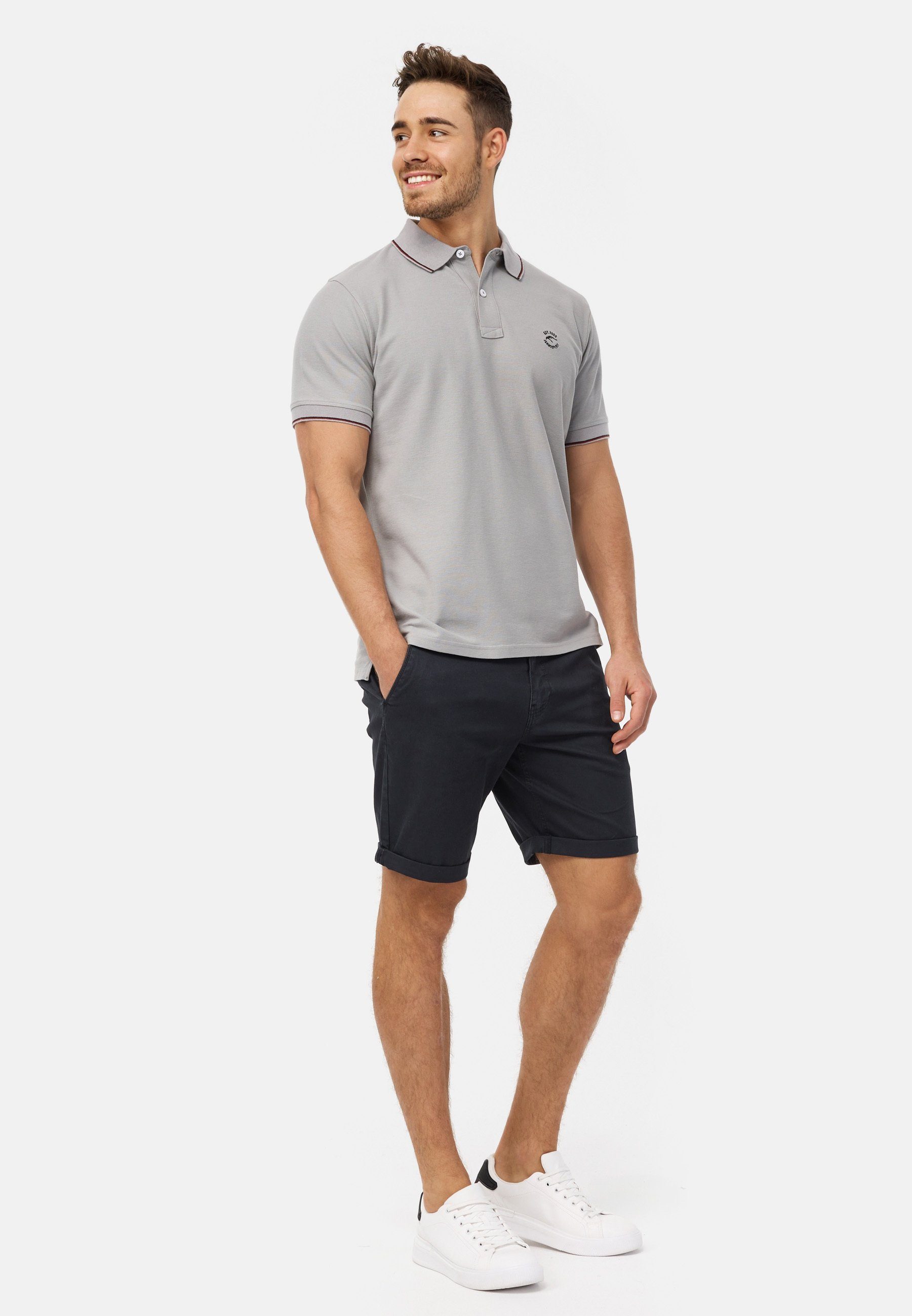 Indicode Poloshirt Herren Wallo Polo Shirt Herrenshirt 100% Baumwolle
