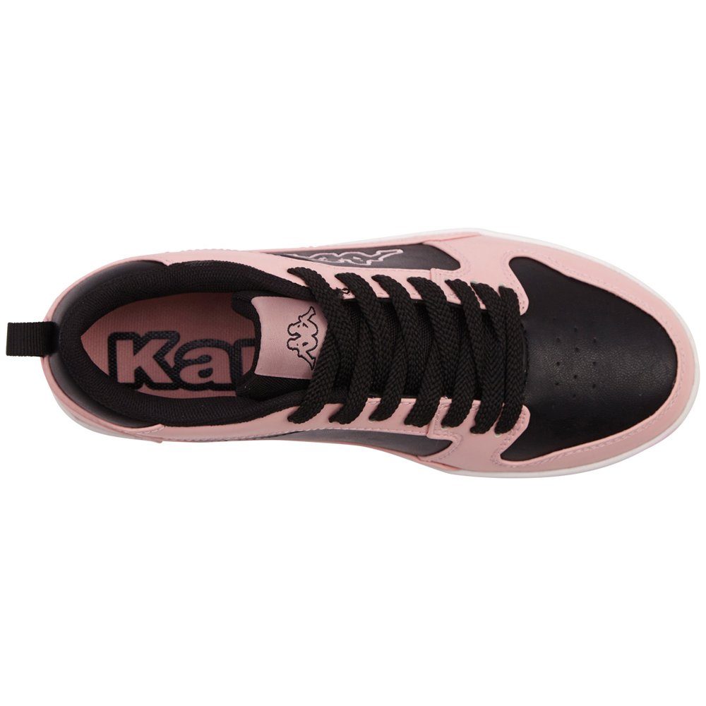 Kappa - rosé-black Retro Basketball Look angesagtem Sneaker in