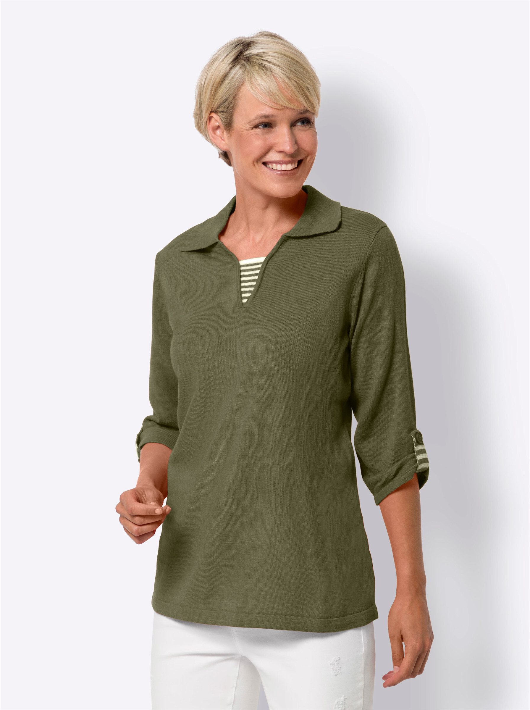 Strickpullover 2-in-1-Pullover