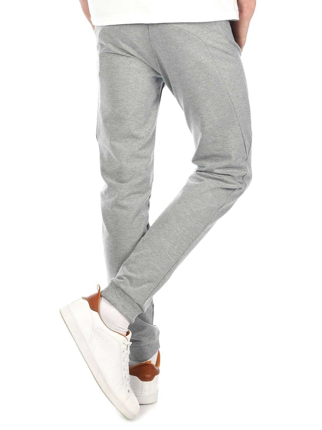 BEZLIT Freizeithose Stoffhose Ripp-Bündchen Kinder mit Jungen (1-tlg) Grau