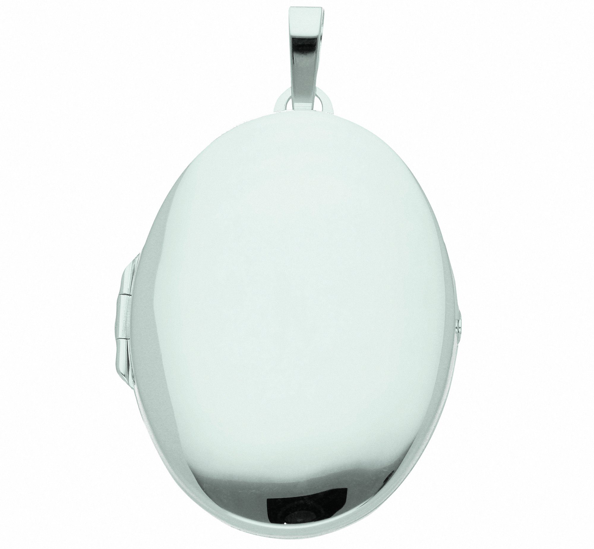 Adelia´s Kettenanhänger Damen 925 Silber Medaillon Anhänger, Silberschmuck für Damen