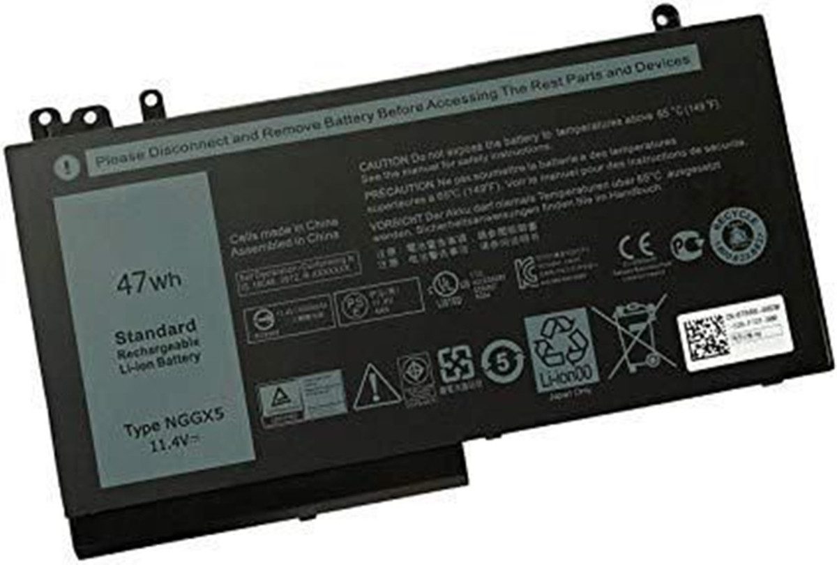 Dell Akku für Dell 0JY8D6 Li-Ion 11,4 Volt 4000 mAh schwarz Laptop-Akku 4000 mAh (11.4 V)