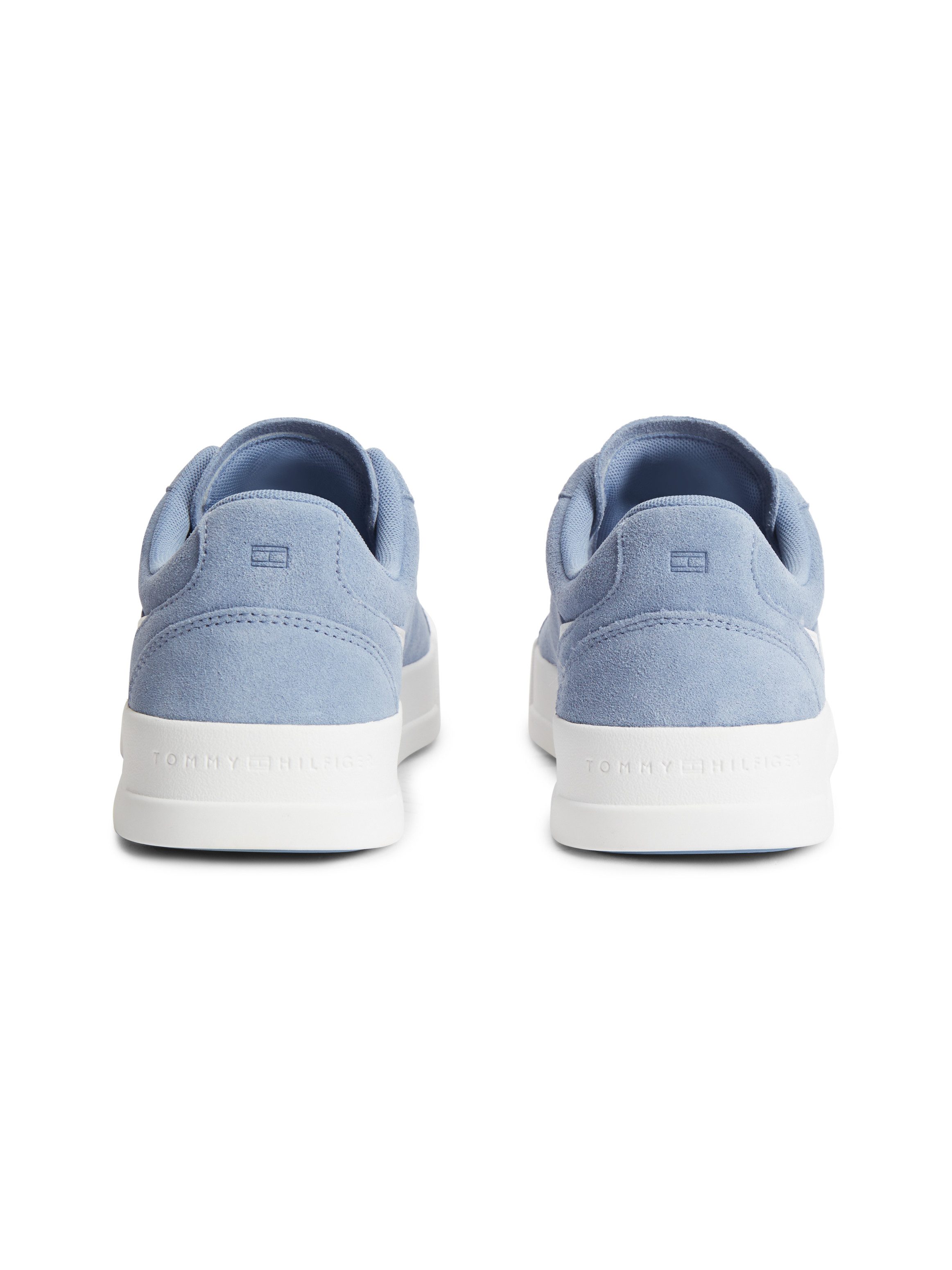 Tommy Hilfiger TH COURT PREMIUM SUEDE Sneaker Freizeitschuh, Halbschuh, Schnürer im Retro-Look