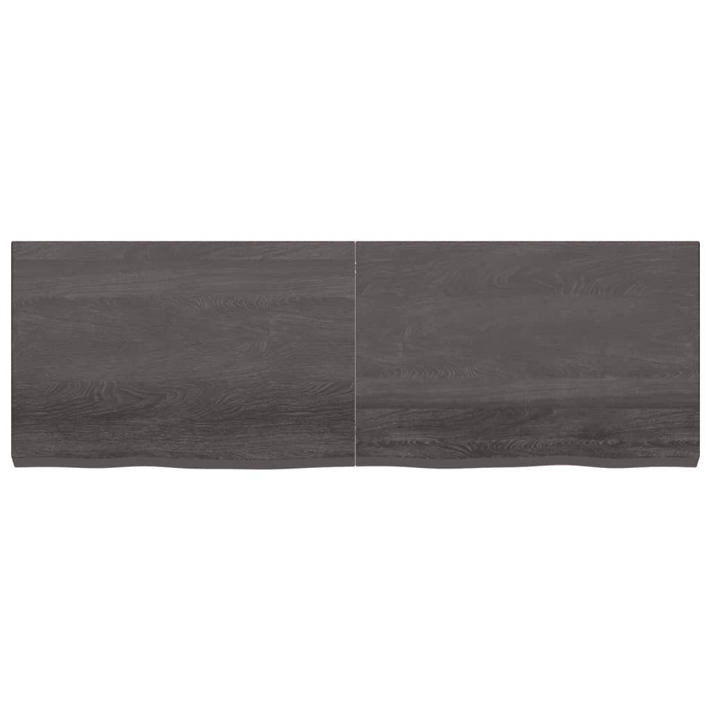 Eiche furnicato Massivholz 180x60x(2-6)cm Behandelt Tischplatte