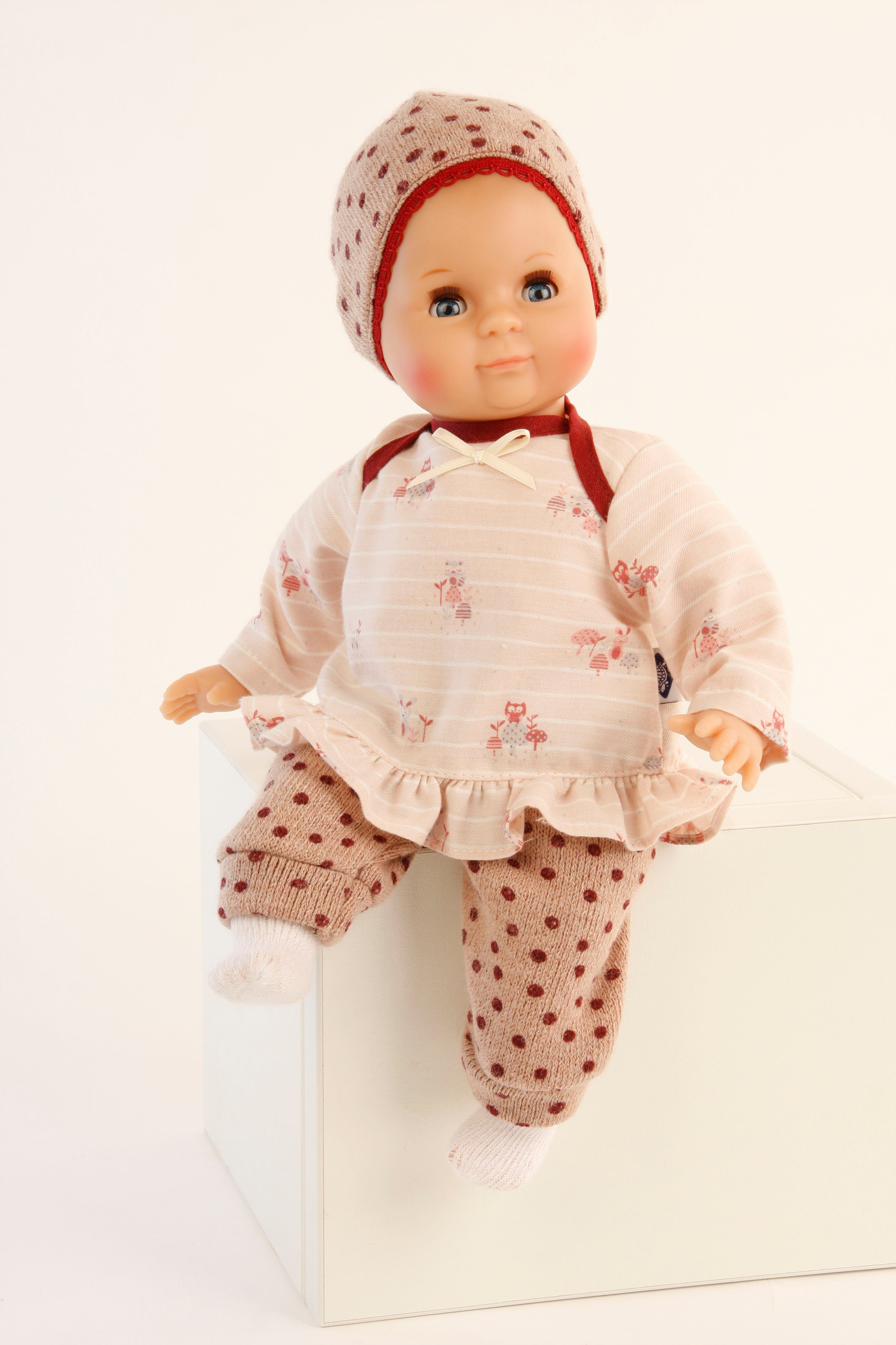 Schildkröt Babypuppe Schlummerle 32 cm mit Malhaar und blauen