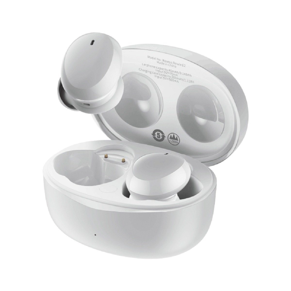 Baseus Baseus Bowie E2 TWS Wireless Наушники Wasserdicht IP55 Bluetooth-Kopfhörer (Bluetooth, Touch Control, TWS, Wireless, Bluetooth 5.2, Wasserdicht: IP55 zertifiziert)