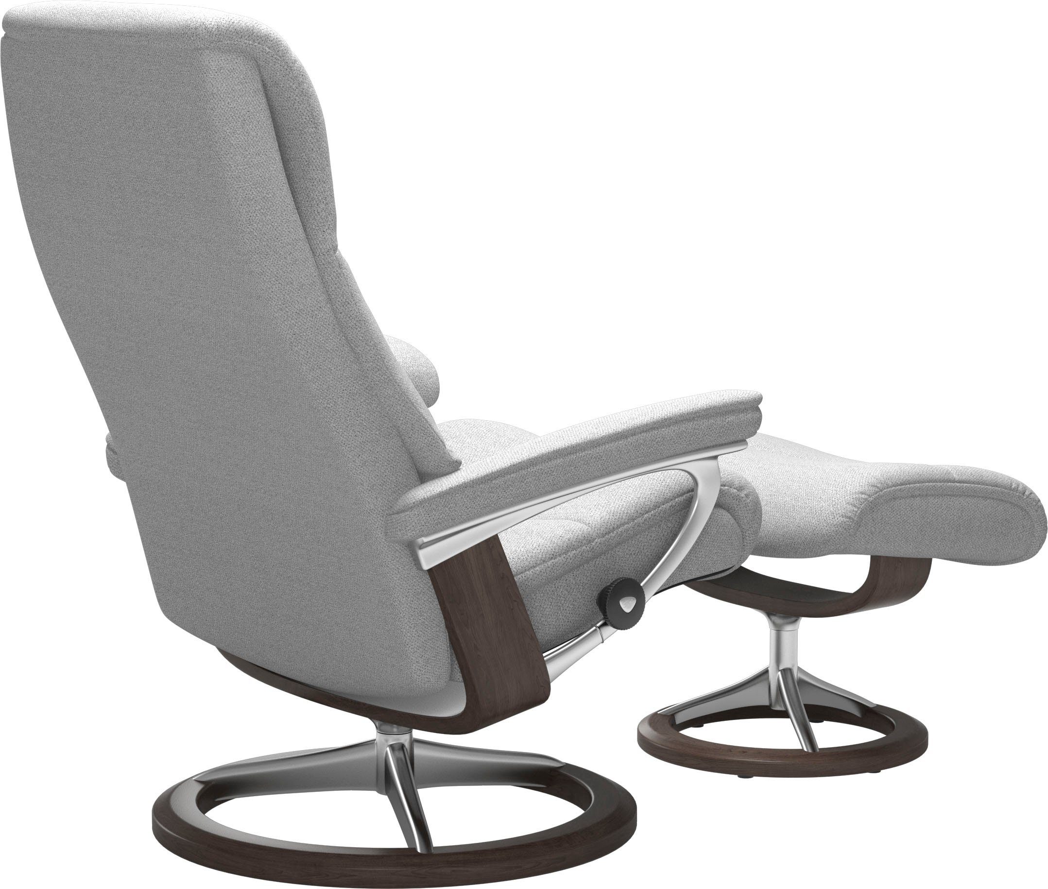 Stressless® Base, mit Wenge Relaxsessel Signature View, Größe L,Gestell