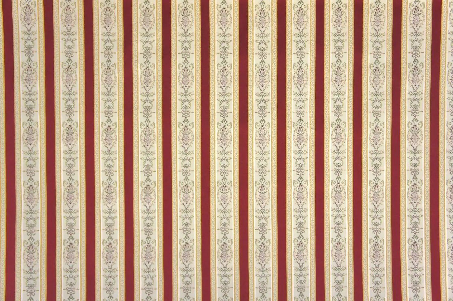 Stofferia Stoff Polsterstoff Taftjacquard Biedermeier Streifen Rot, Meterware – Bild 2 von 3