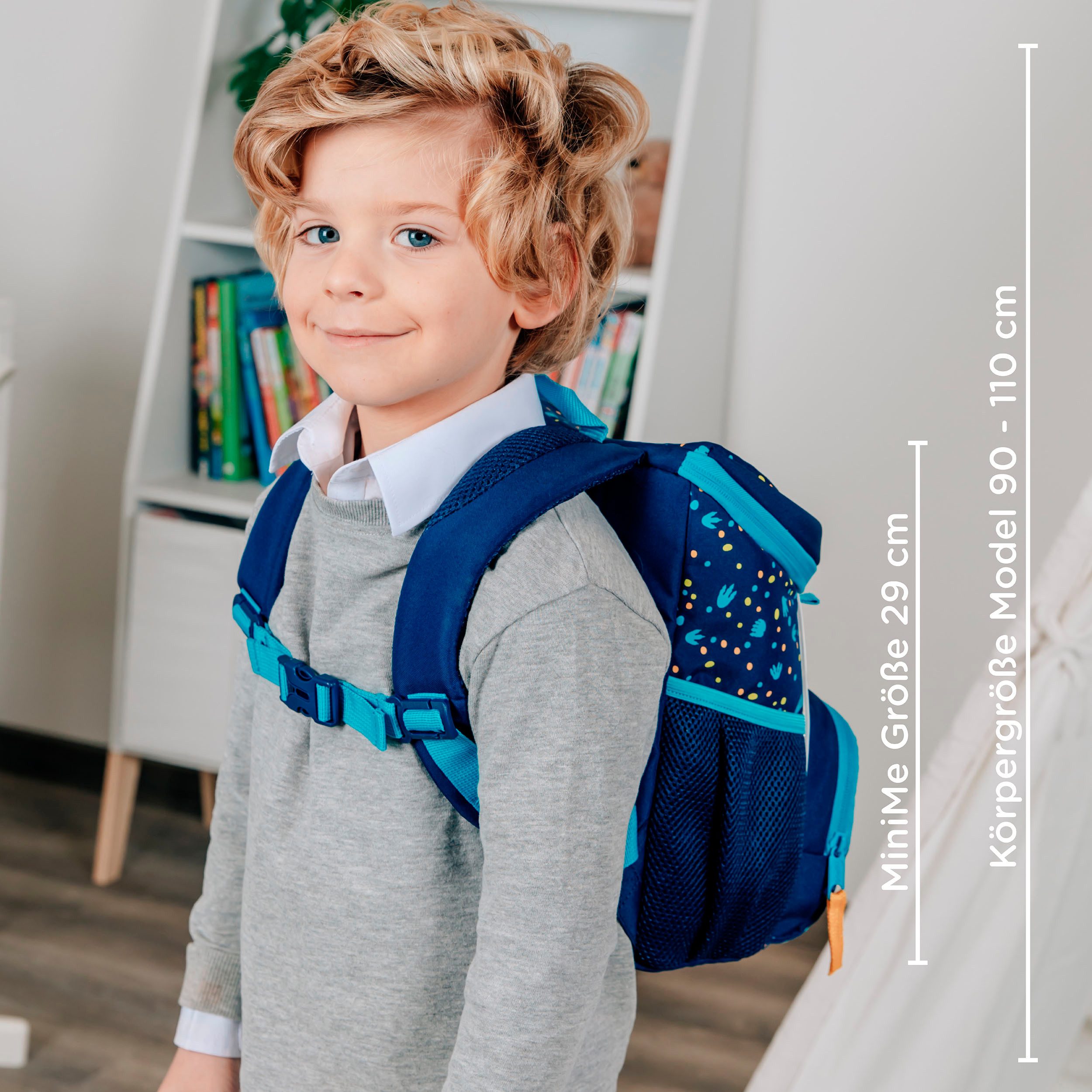Scooli Kinderrucksack Mini-Me, Domi Dino, für den Kindergarten